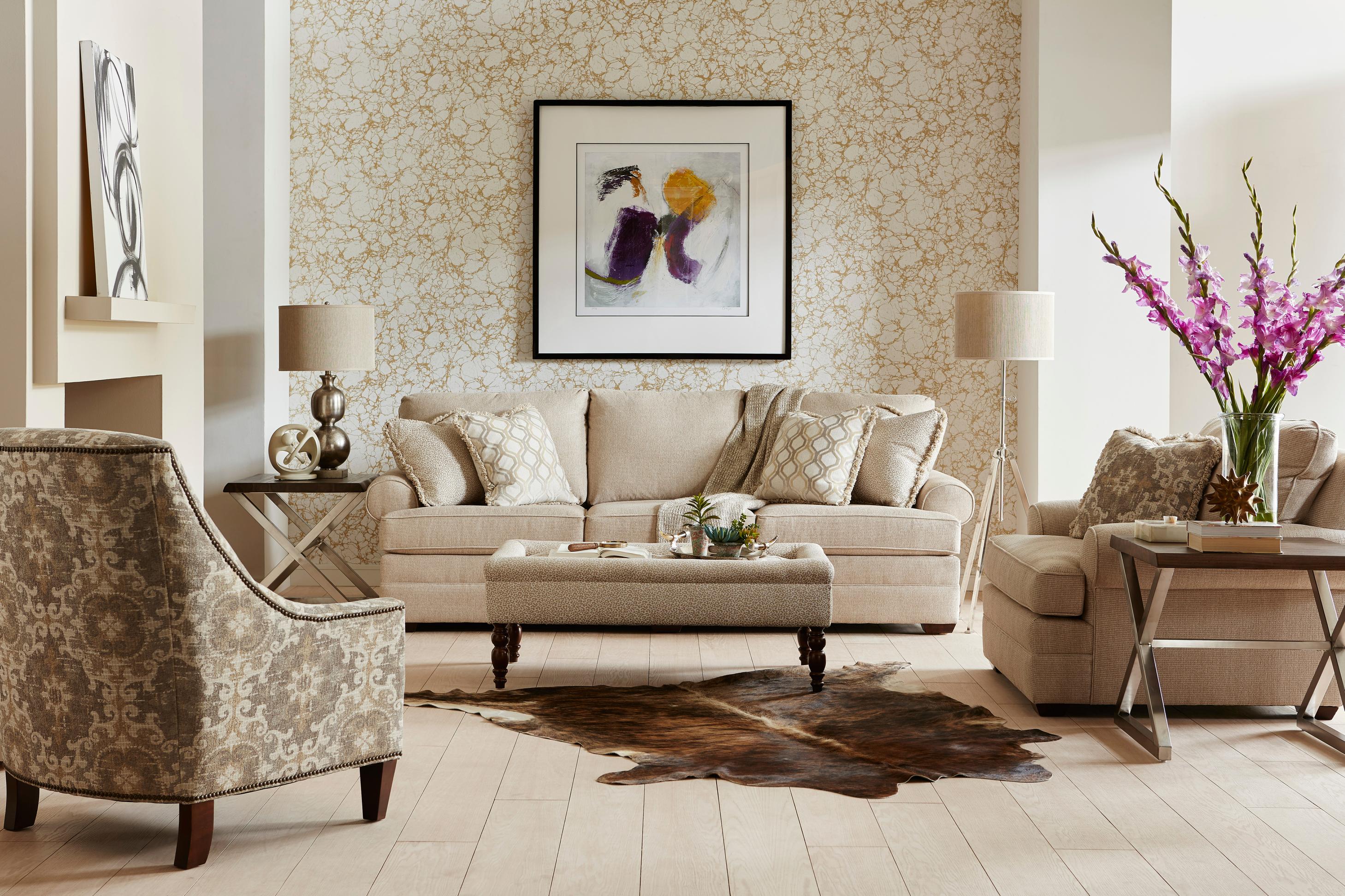 factory direct discount wholesale leather living room couches furniture Kincaid La Z Boy